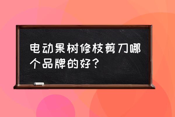 球类植物修剪机哪里有卖的 电动果树修枝剪刀哪个品牌的好？