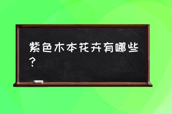 金缕梅盆栽养殖方法 紫色木本花卉有哪些？