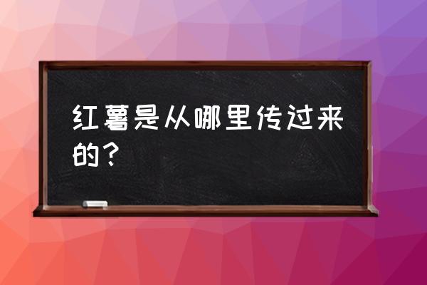 全国红薯怎么加工的 红薯是从哪里传过来的？