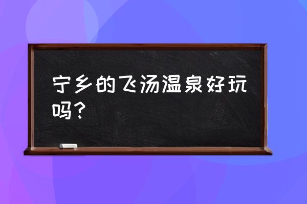 宁乡灰汤一日温泉双人票价 宁乡的飞汤温泉好玩吗？